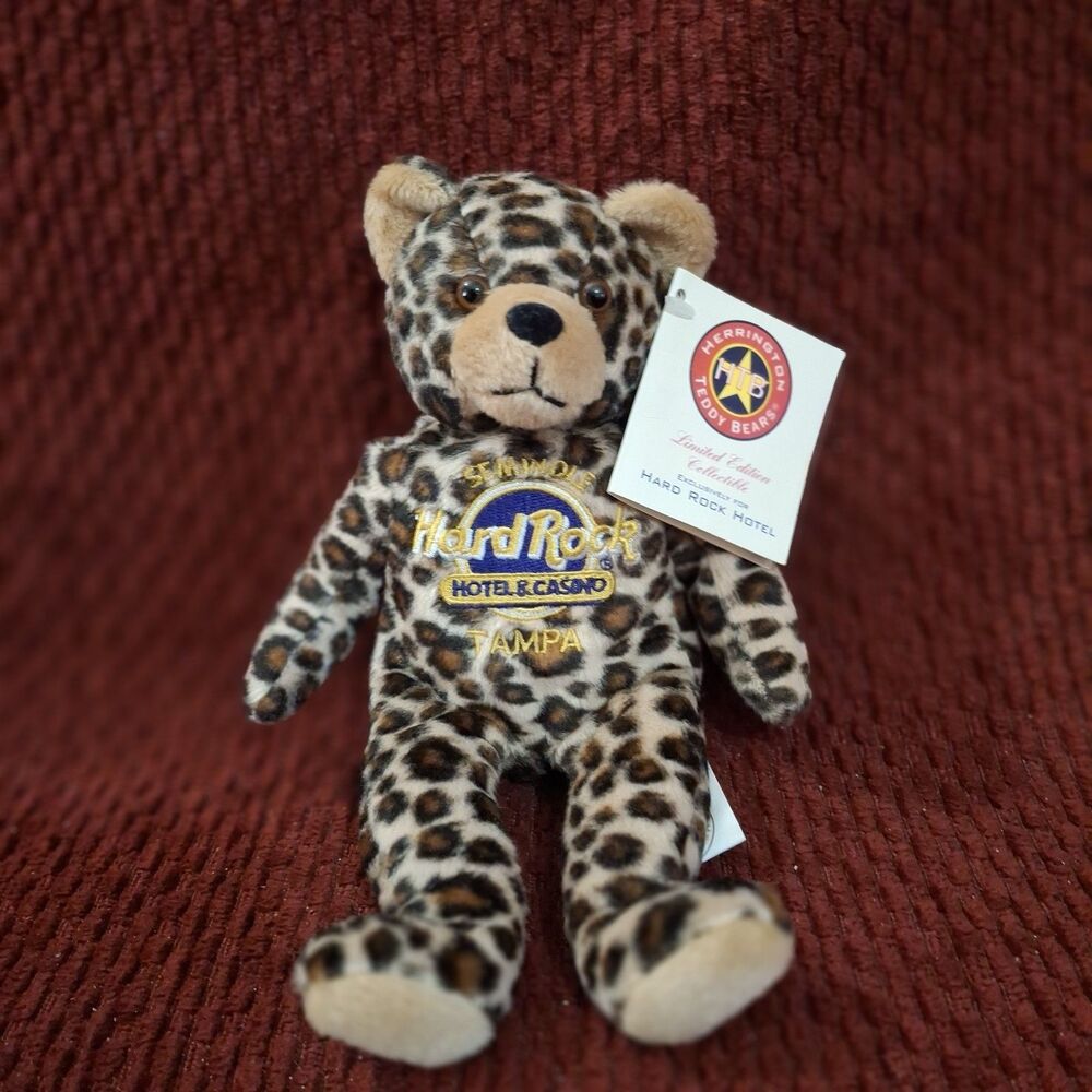 Hard Rock Charlie Bear Plush Collectible Bear New with Tag